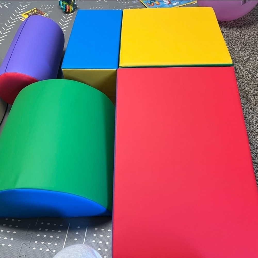 Colorful Kids Play Blocks Set